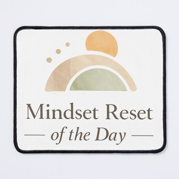 Item preview, Mindset Reset — Daily Mental Wellness Art Print for Peace Seekers designed and sold by Oraibi.