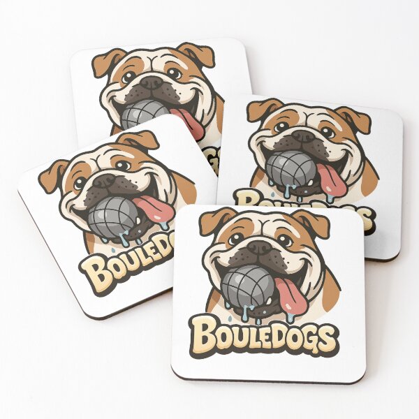 Item preview, Bouledogs Slobber & Steel - petanque T-shirt design designed and sold by BouleDogs.
