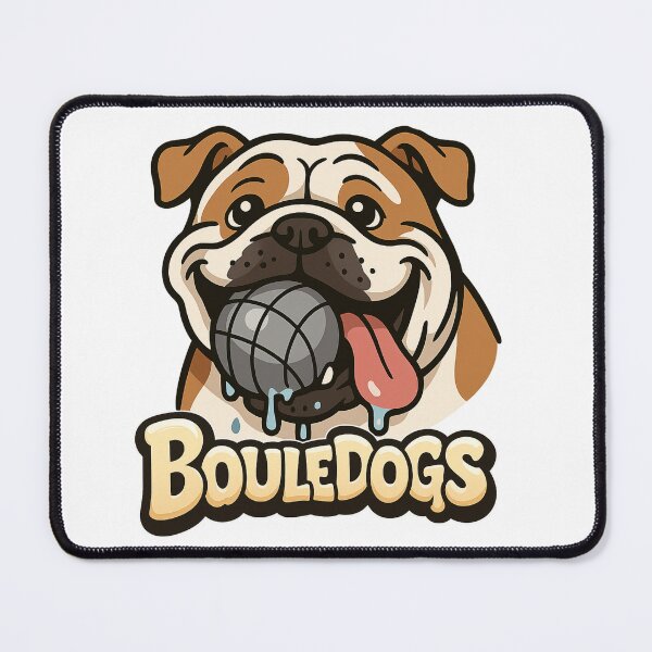 Item preview, Bouledogs Slobber & Steel - petanque T-shirt design designed and sold by BouleDogs.