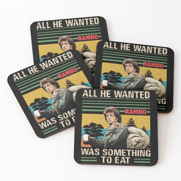 Item preview, Vintage  All He Wanted Was Something to Eat Rambo  designed and sold by DVMavix.