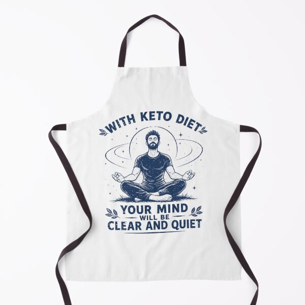 Item preview, With Keto Diet Your Mind Will Be Clear And Quiet Meditation Graphic designed and sold by MyOwnLab.