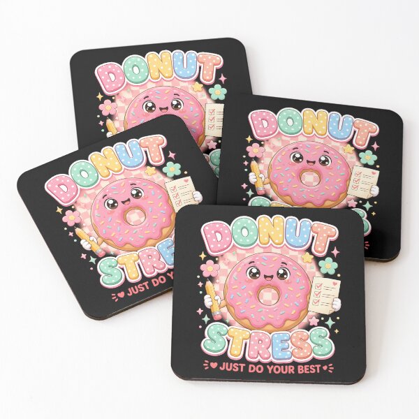 Item preview, Funny Test Day Donut Stress Just Do Your Best School Teacher designed and sold by THREE LITTLE BEANS.