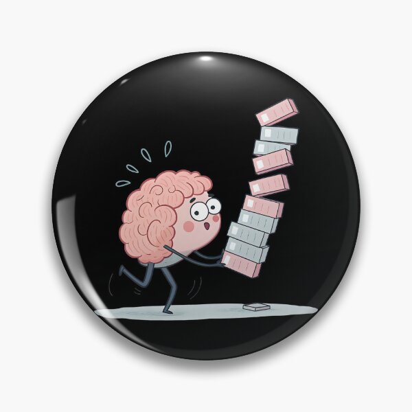 Item preview, Brain Carrying Too Many Tabs designed and sold by Neural-canvas.