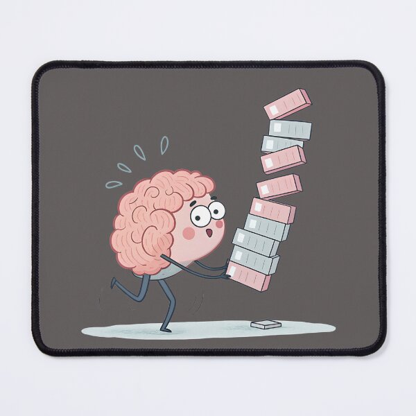 Item preview, Brain Carrying Too Many Tabs designed and sold by Neural-canvas.