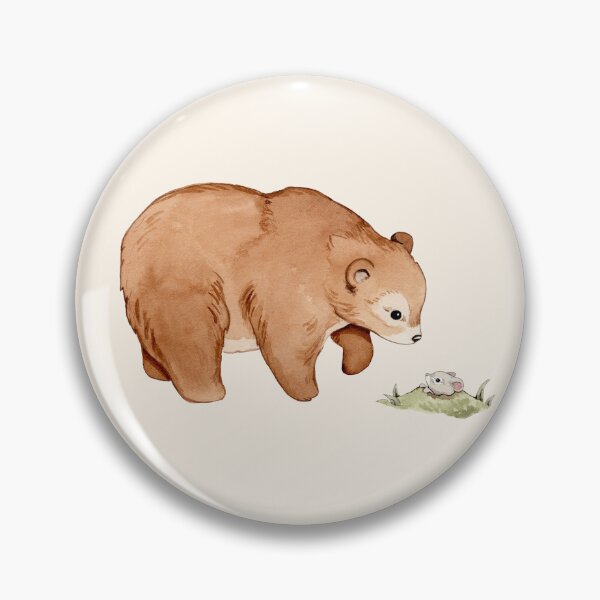 Item preview, Honey Bear & Little Mouse Friends Watercolor designed and sold by SylaCreates.