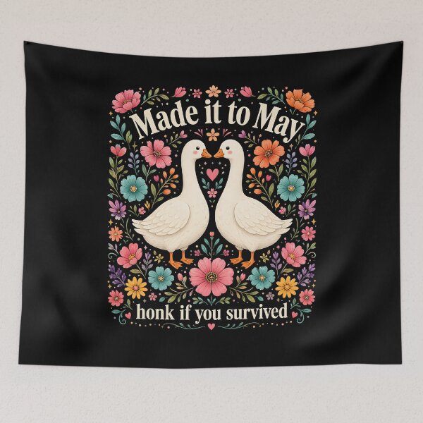 Item preview, Made it to May teacher shirt, End of year school tshirt, Last Day of School, Summer Break, Schools Out, honk silly goose designed and sold by THREE LITTLE BEANS.