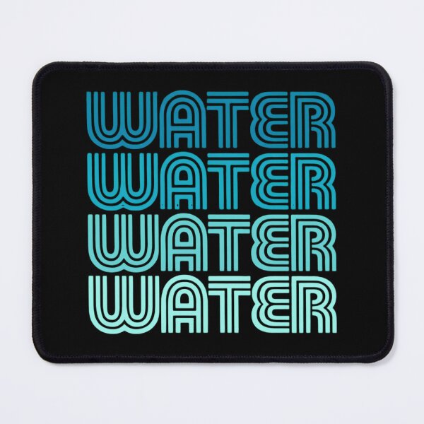 Item preview, Retro Water Repeat Typography Aesthetic Blue Gradient designed and sold by haitrieuic96.