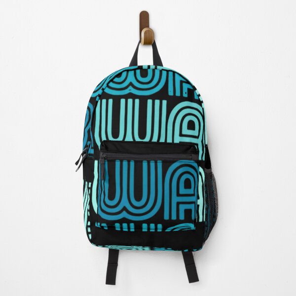 Item preview, Retro Water Repeat Typography Aesthetic Blue Gradient designed and sold by haitrieuic96.