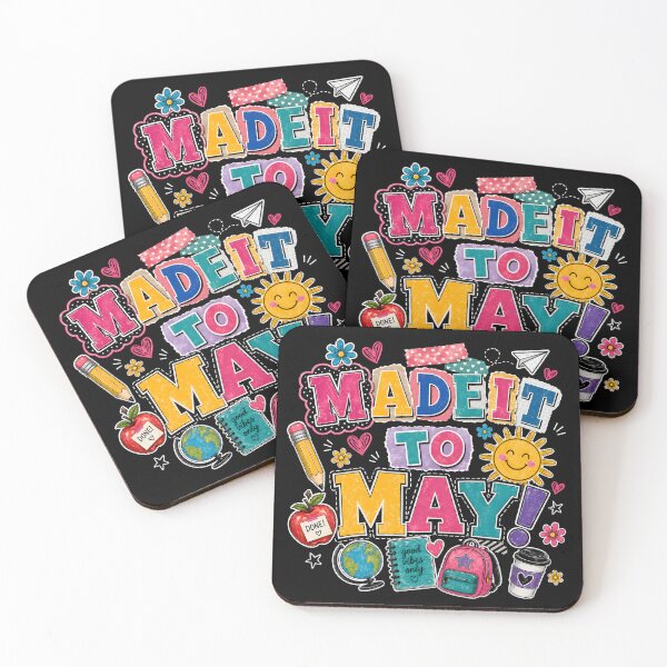 Item preview, Made it to May teacher shirt, End of year school tshirt, Last Day of School, Summer Break, Schools Out designed and sold by THREE LITTLE BEANS.