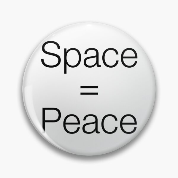 Item preview, Space Equals Peace - Minimalist Quote Inspirational Equation Design designed and sold by NOCTIX5180.