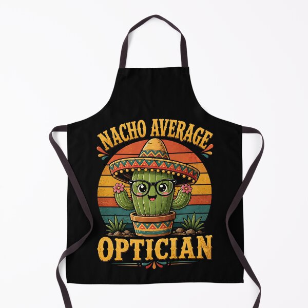 Item preview, Nacho Average Optician – Funny Optometrist Cactus Pun designed and sold by THREE LITTLE BEANS.