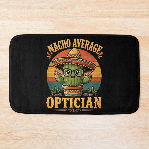 Item preview, Nacho Average Optician – Funny Optometrist Cactus Pun designed and sold by THREE LITTLE BEANS.