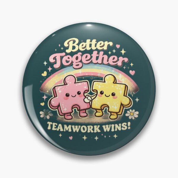 Item preview, Better Together Teamwork Puzzle Design designed and sold by CreativePallavi.