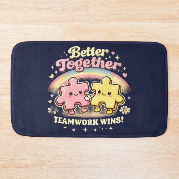 Item preview, Better Together Teamwork Puzzle Design designed and sold by CreativePallavi.