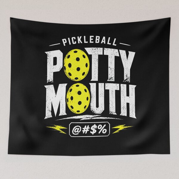 Item preview, Pickleball Potty Mouth – Funny Pickleball Player Humor designed and sold by THREE LITTLE BEANS.