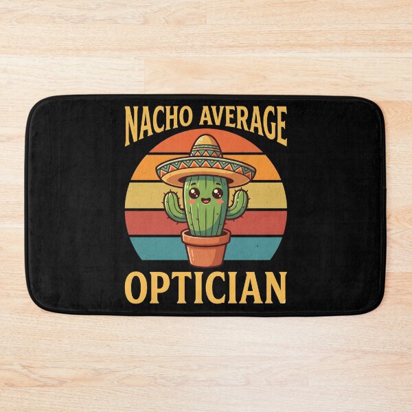 Item preview, Nacho Average Optician – Funny Optometrist Cactus Pun designed and sold by THREE LITTLE BEANS.