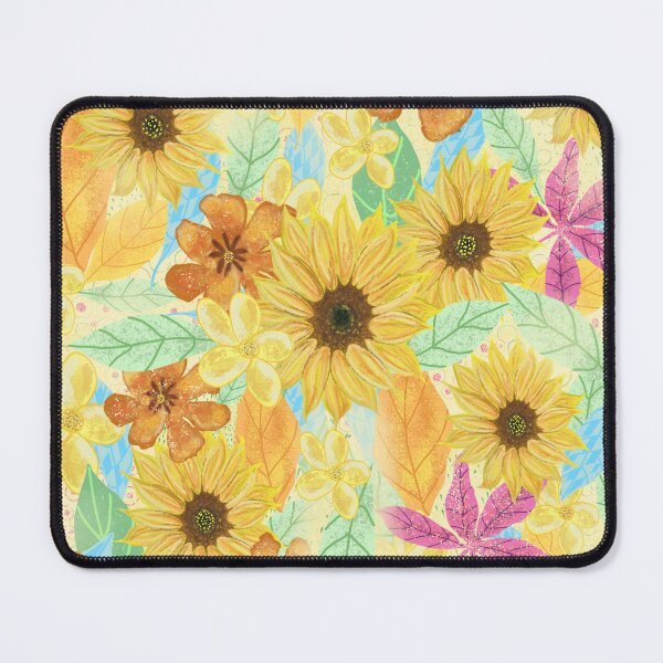 Item preview, Vintage Sun-Drenched Sunflower Floral designed and sold by FeeArtDesign.