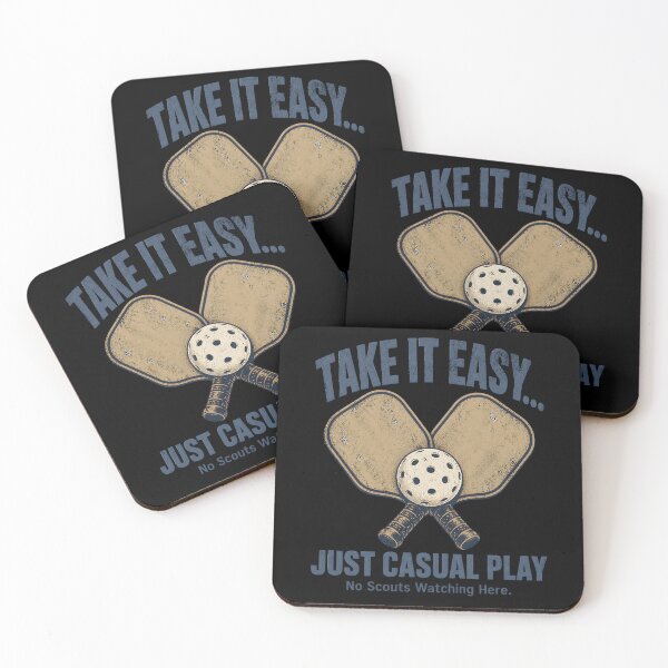 Item preview, Take It Easy Pickleball – Just Casual Play Funny Player  designed and sold by THREE LITTLE BEANS.