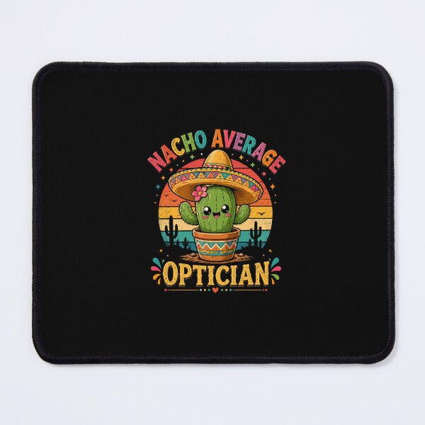 Item preview, Nacho Average Optician – Funny Optometrist Cactus Pun designed and sold by THREE LITTLE BEANS.