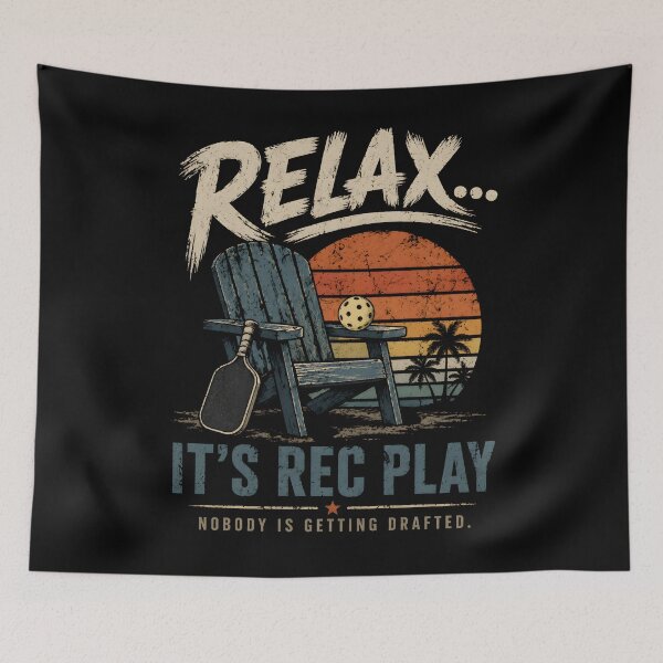 Item preview, Take It Easy Pickleball – Just Casual Play Funny Player  designed and sold by THREE LITTLE BEANS.