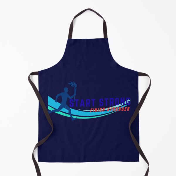 Item preview, Start Strong Finish Stronger Athletic Art designed and sold by LoudVictory.