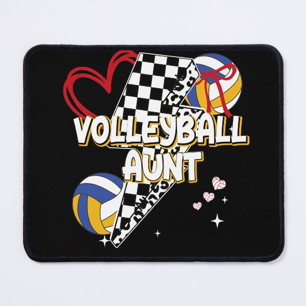 Item preview, Volleyball Aunt Lightning Bolt Checker Design designed and sold by LashondaGreen89.