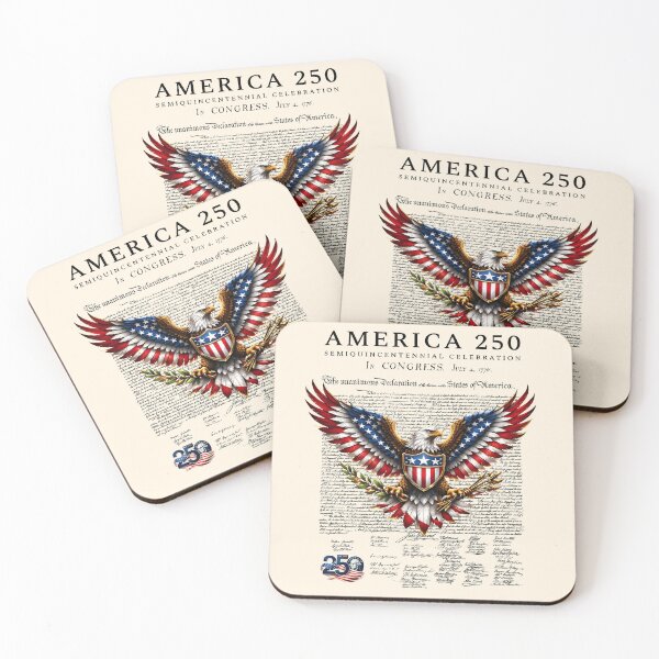Item preview, America 250 Declaration Independence Eagle - White designed and sold by VSZNGRFX.