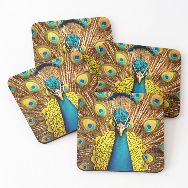 Item preview, Close-up of a Peacock's Display designed and sold by PetsArt.