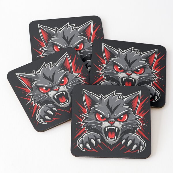 Item preview, Angry Cat Esports Mascot Vector Logo  designed and sold by ArtoryNest.