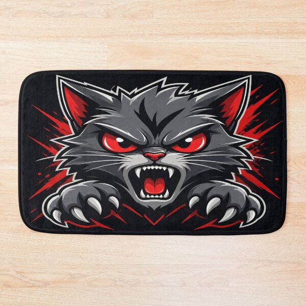 Artikelvorschau, Angry Cat Esports Maskottchen-Vektorlogo entworfen und verkauft von ArtoryNest.