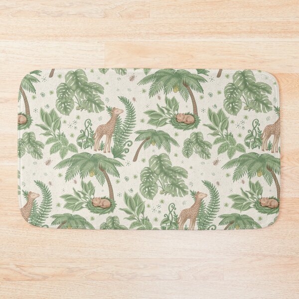 Item preview, Sweet Jungle: Sleeping Giraffes and Felines designed and sold by Nekogobido.