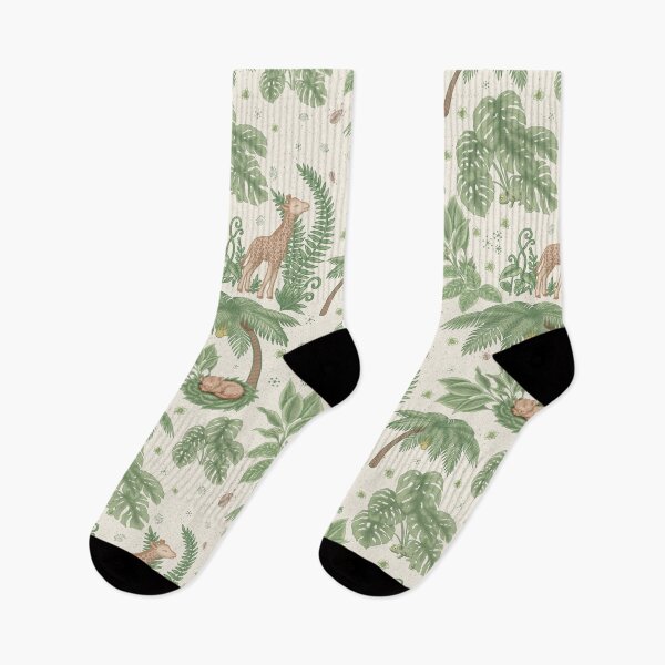 Item preview, Sweet Jungle: Sleeping Giraffes and Felines designed and sold by Nekogobido.
