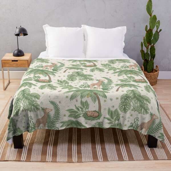 Item preview, Sweet Jungle: Sleeping Giraffes and Felines designed and sold by Nekogobido.
