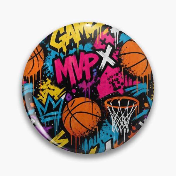 Item preview, Basketball MVP Crown Hoops Graffiti Aesthetic designed and sold by ActOnyx Designs.
