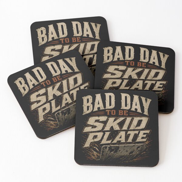 Item preview, Bad Day to Be A Skid Plate T-Shirt, Off Road Mechanic Gift, 4x4 Offroad Humor Graphic Tee, Jeep Truck Undercarriage Joke designed and sold by THREE LITTLE BEANS.