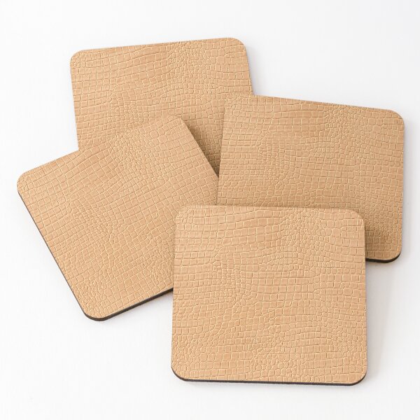 Item preview, Crocodile scale leather photo texture duvet cover - beige leather texture designed and sold by Kentala.
