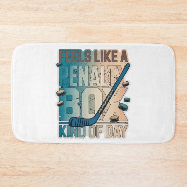 Item preview, Feels Like a Penalty Box Kind of Day Funny Vintage Hockey T-Shirt designed and sold by MerchlyMike.