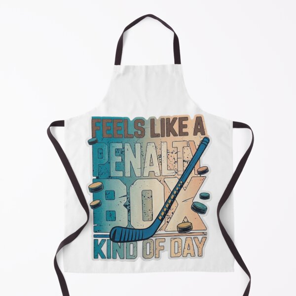 Item preview, Feels Like a Penalty Box Kind of Day Funny Vintage Hockey T-Shirt designed and sold by MerchlyMike.