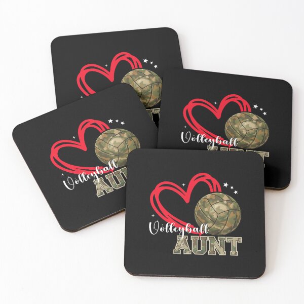 Item preview, Volleyball Aunt Camo Heart Love Design designed and sold by LashondaGreen89.