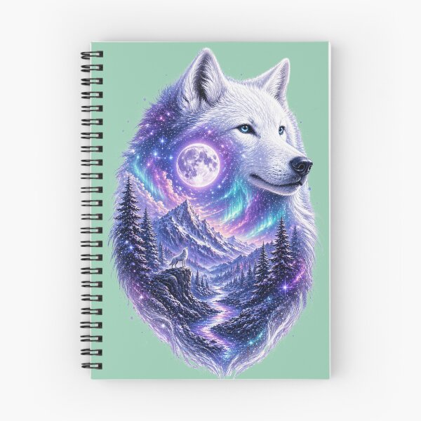 Item preview, Worlds Within Worlds: Celestial Wolf – Aurora Spirit Edition designed and sold by sunbowjp stadio.