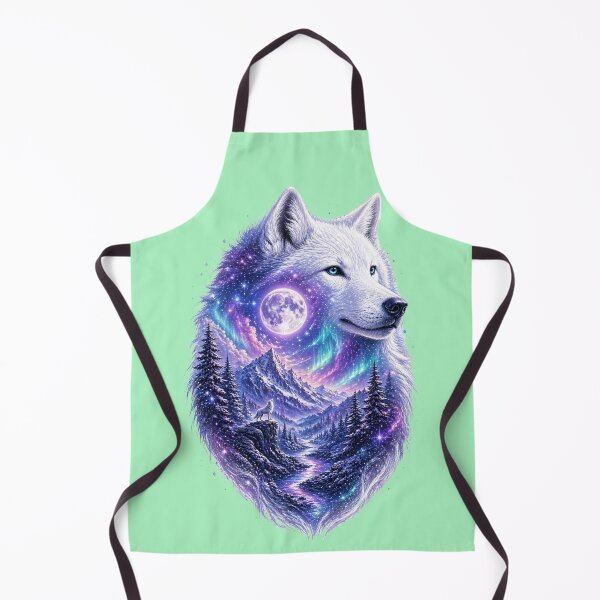 Item preview, Worlds Within Worlds: Celestial Wolf – Aurora Spirit Edition designed and sold by sunbowjp stadio.