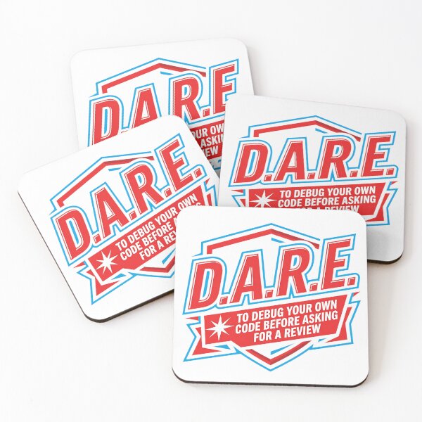 Item preview, D.A.R.E. Debug Your Own Code – Funny Programmer & Developer Humor Design designed and sold by Urben Loop.