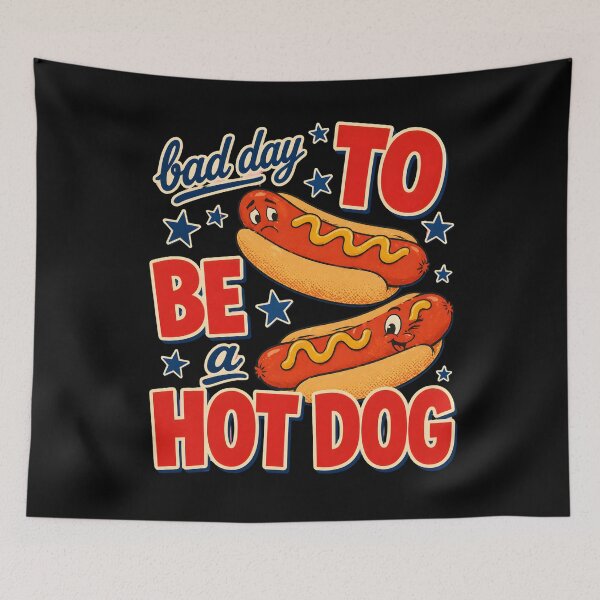 Item preview, Bad Day To Be a Hot Dog Shirt, Hot Dog Shirt, Summer Tee, Bad Day to Be a Hotdog, Funny 4th of July Shirt, Labor Day designed and sold by THREE LITTLE BEANS.