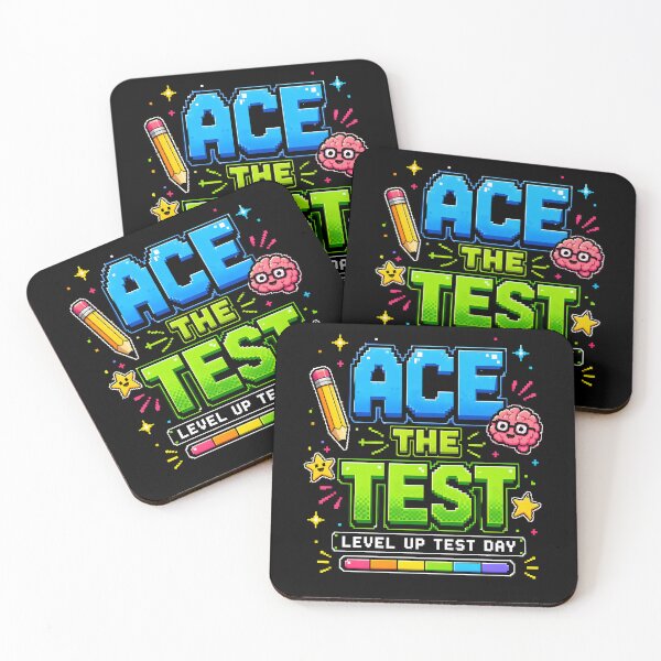 Item preview, Ace The Test – Back To School Gamer Style Motivation designed and sold by THREE LITTLE BEANS.