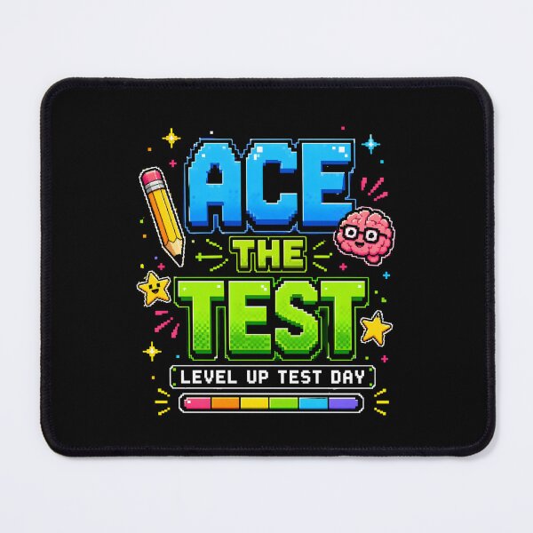 Item preview, Ace The Test – Back To School Gamer Style Motivation designed and sold by THREE LITTLE BEANS.