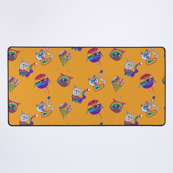 Item preview, Cute Rainbow Kittens and Sweets Sticker Pack designed and sold by nimbfeja.