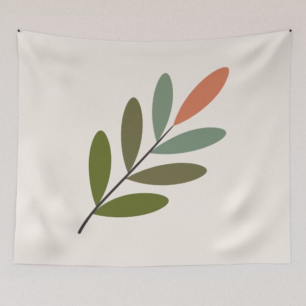 Item preview, Minimal Olive Branch Line Art Print  designed and sold by TrendMorphic.