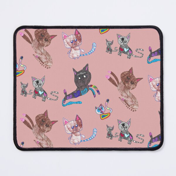 Item preview, Cute Hand Drawn Colorful Cats Sticker Set designed and sold by nimbfeja.