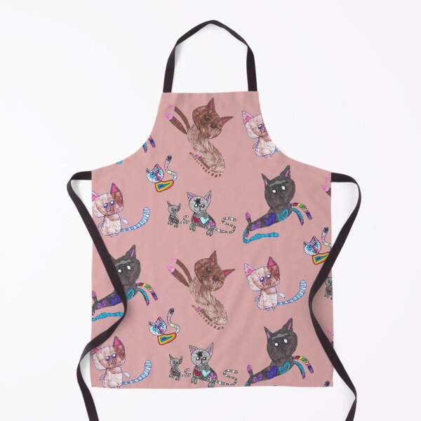 Item preview, Cute Hand Drawn Colorful Cats Sticker Set designed and sold by nimbfeja.