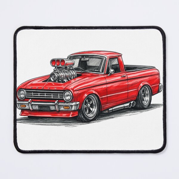 Item preview, Little red hot rod Ute designed and sold by Andyt.